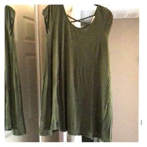 ⚜️Forest green mini dress